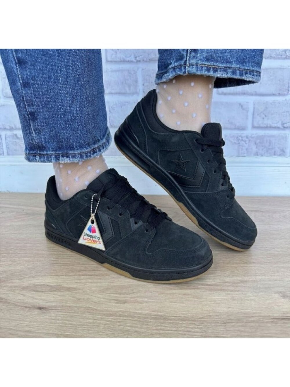 ⭐Converse CL98 Low Top Size 9 Women's shoes Sneakers Leather Black A14182C - Picture 1 of 9
